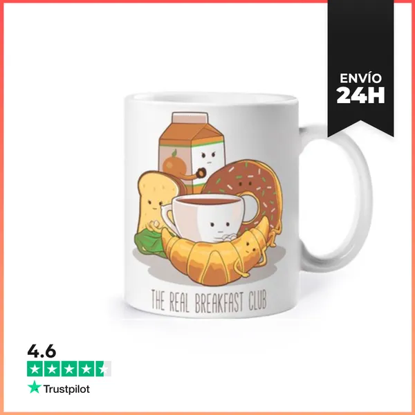 Taza The Real Breakfast Club LaTostadora