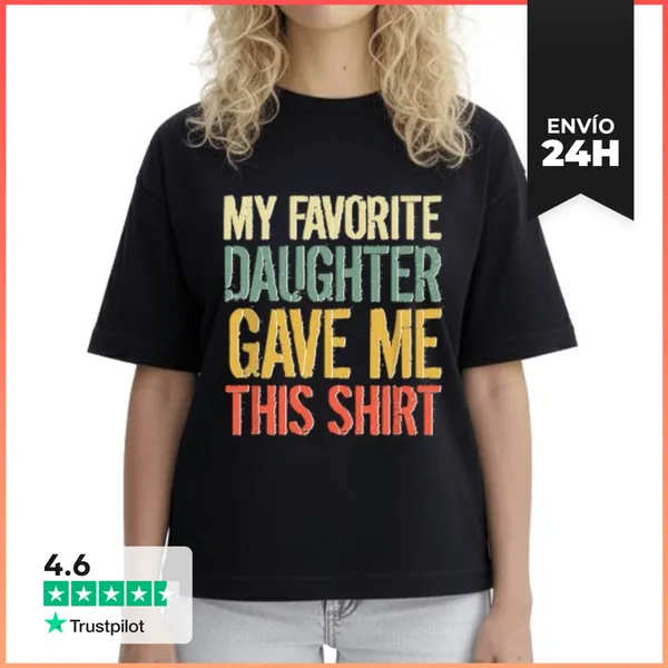 Camiseta Mujer Boxy Papá Pops Héroe De Los Padres Mi Favorito