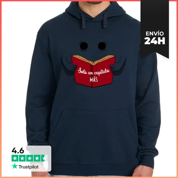 Sudadera Unisex Con Capucha Solo Un Capítulo Más LaTostadora
