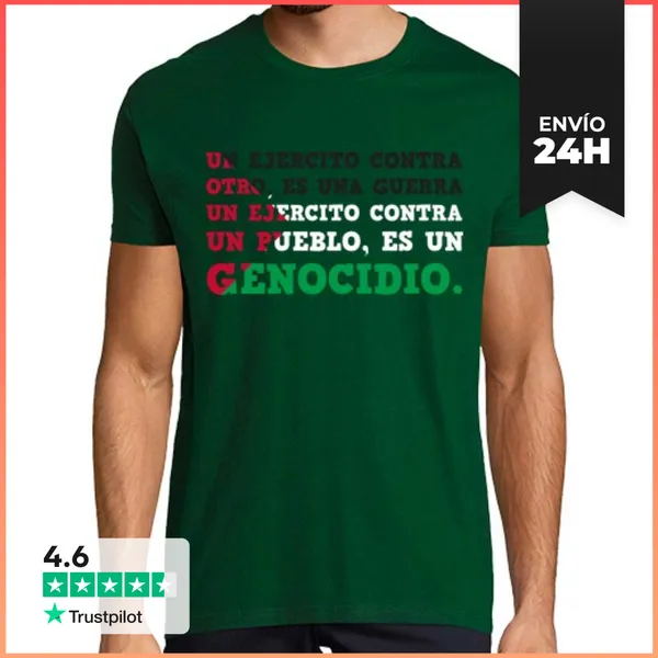 Camiseta Hombre Clásica Palestina Libre LaTostadora