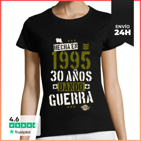 Camiseta Mujer Clásica 1995. 30 Años Dando Guerra LaTostadora