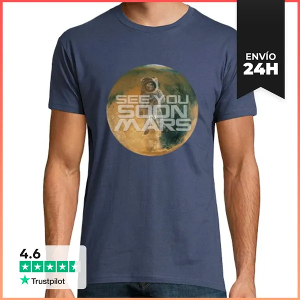 Camiseta Hombre Clásica MARS Hombre LaTostadora