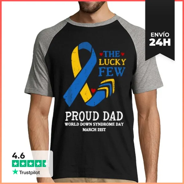 Camiseta Hombre, Estilo Béisbol Día Del Síndrome De Down 21 De