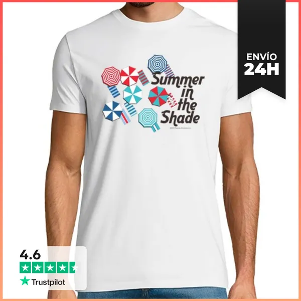 Camiseta Hombre Clásica Snoopy Summer In The Shade LaTostadora