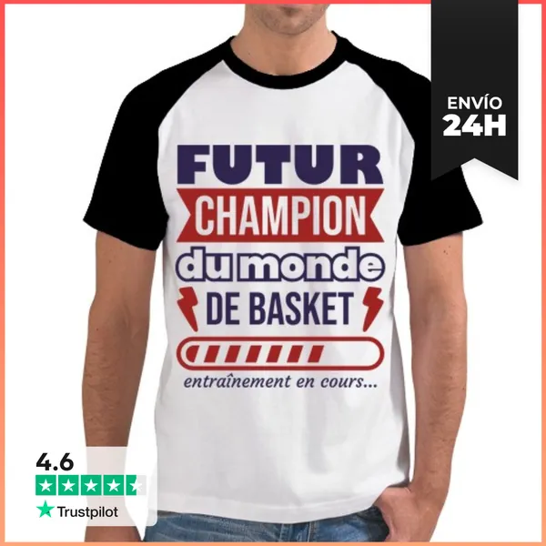 Camiseta Hombre, Estilo Béisbol Futuro Campeón Mundial De