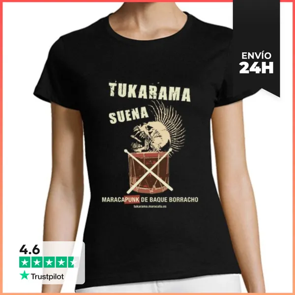 Camiseta Mujer Clásica Maracapunk LaTostadora