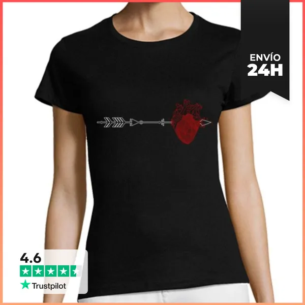 Camiseta Mujer Clásica Cupido LaTostadora