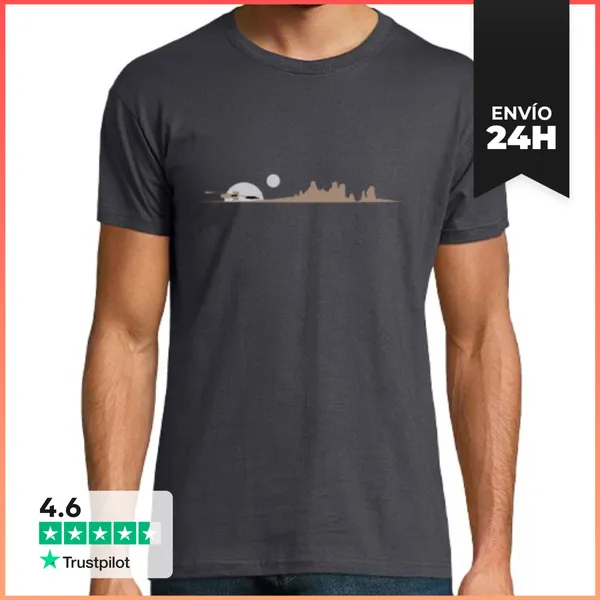 Camiseta Hombre Clásica Pod Racer LaTostadora