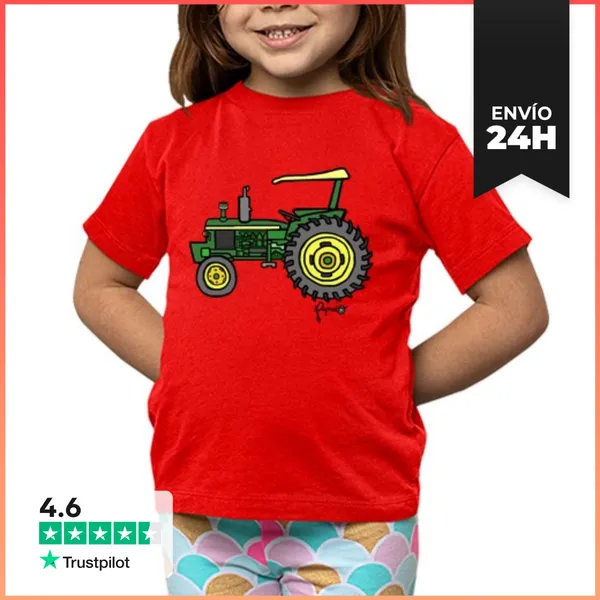 Camiseta Clásica Para Niños TRACTOR DEERE LaTostadora