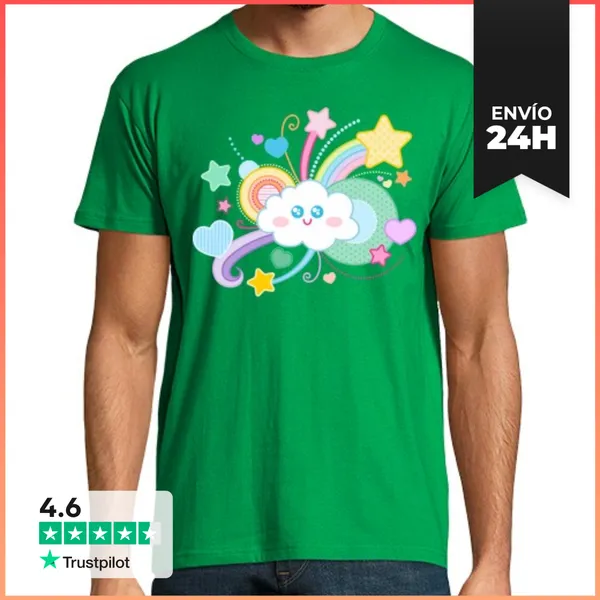 Camiseta Hombre Clásica Feliz Martina LaTostadora