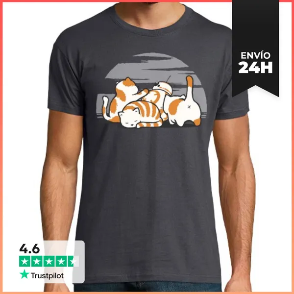 Camiseta Hombre Clásica Oculto LaTostadora