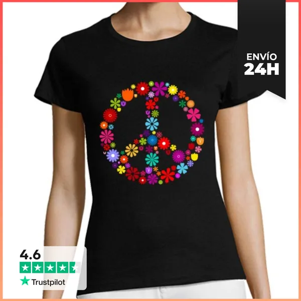 Camiseta Mujer Clásica Paz LaTostadora