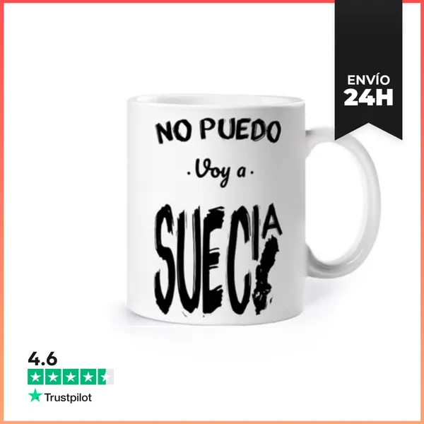 Taza No Puedo Voy A Suecia LaTostadora