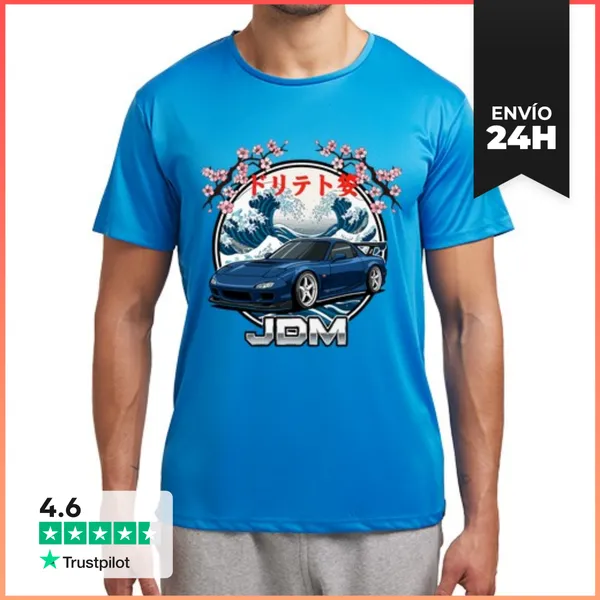 Camiseta Deportiva Hombre JDM RX7 LaTostadora