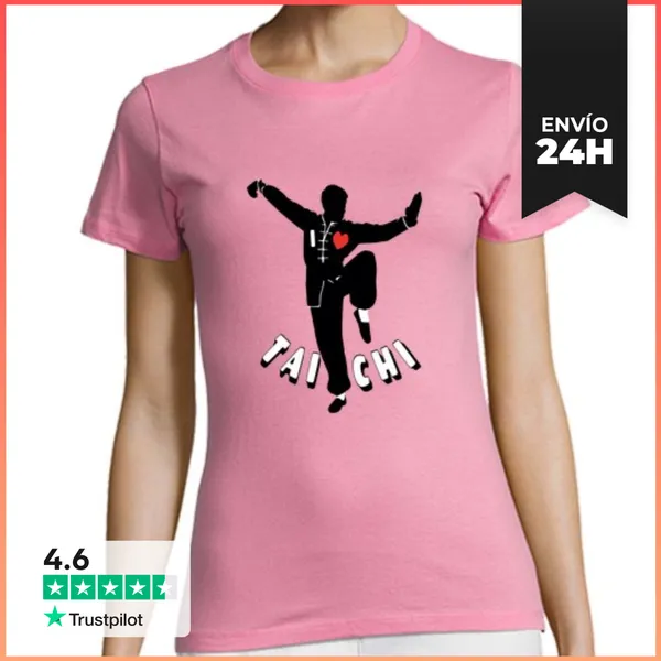 Camiseta Mujer Clásica I Love Tai Chi LaTostadora