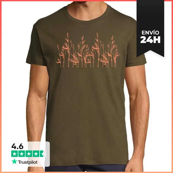 Camiseta Hombre Clásica Bambú - Camiseta LaTostadora