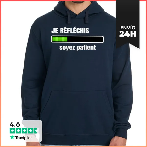 Sudadera Unisex Con Capucha Reflexiono LaTostadora