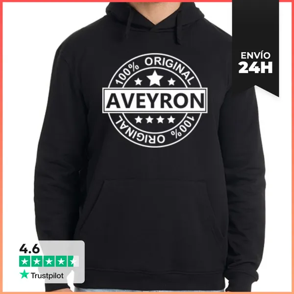 Sudadera Unisex Con Capucha 12 Aveyron LaTostadora