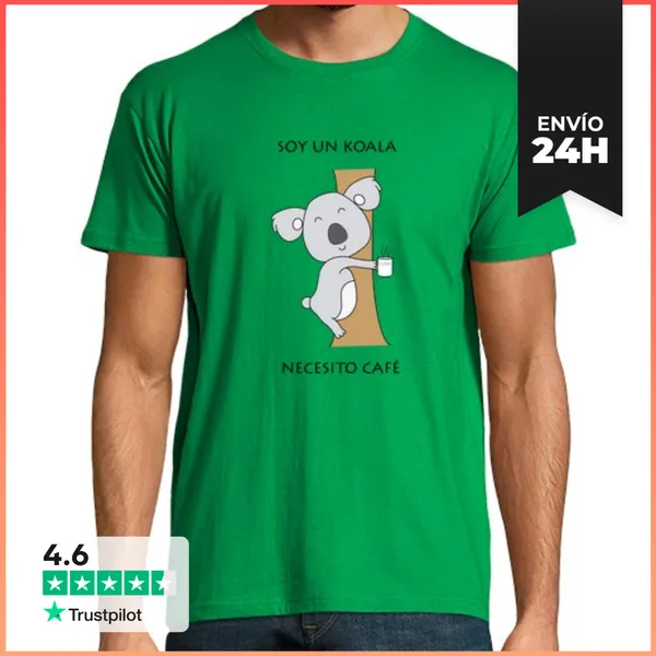 Camiseta Hombre Clásica Soy Un Koala LaTostadora
