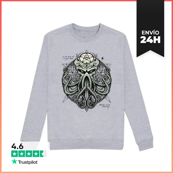 Sudadera Unisex Sudadera Sin Capucha, Gris Vigoré LaTostadora