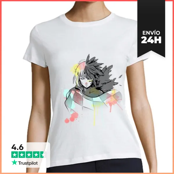 Camiseta Mujer Clásica Howl Watercolor LaTostadora