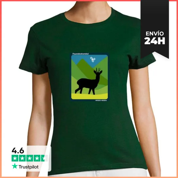 Camiseta Mujer Clásica Corzo Verano Payares LaTostadora