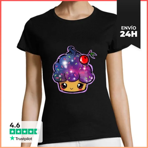 Camiseta Mujer Clásica Galaxy Magdalena -woman LaTostadora