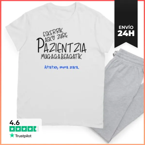 Pijama Eskerrik Asko Zure Pazientzia Mug... BH LaTostadora