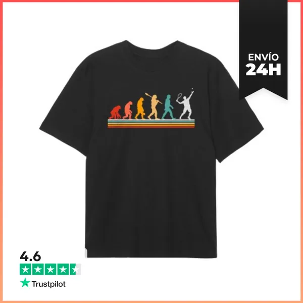 Camiseta Oversize EVOLUCIÓN SER HUMANO TENIS LaTostadora