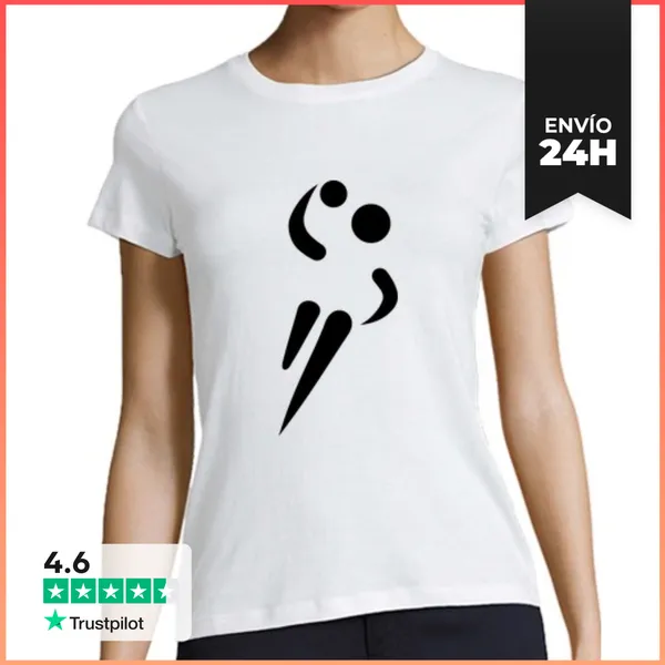 Camiseta Mujer Clásica Icono De Balonmano LaTostadora