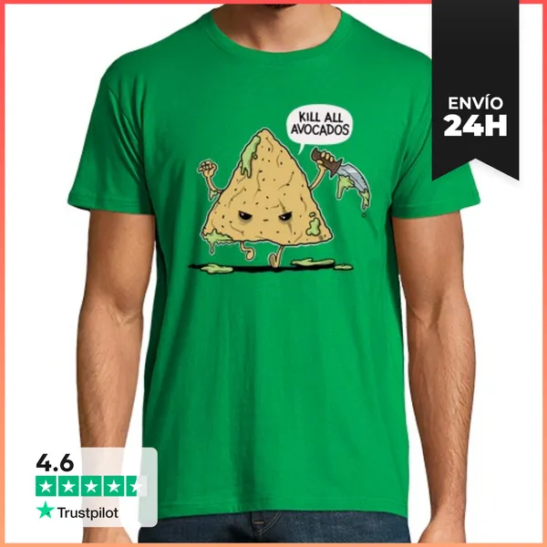 Camiseta Hombre Clásica Avocados Killer LaTostadora