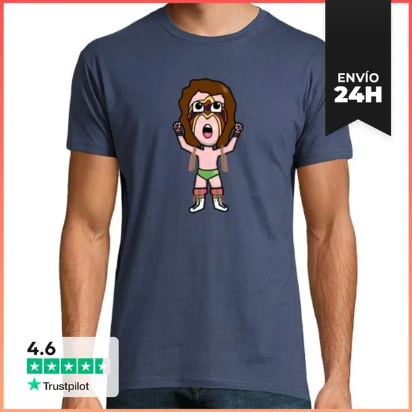 Camiseta Hombre Clásica Camiseta Último Guerrero LaTostadora