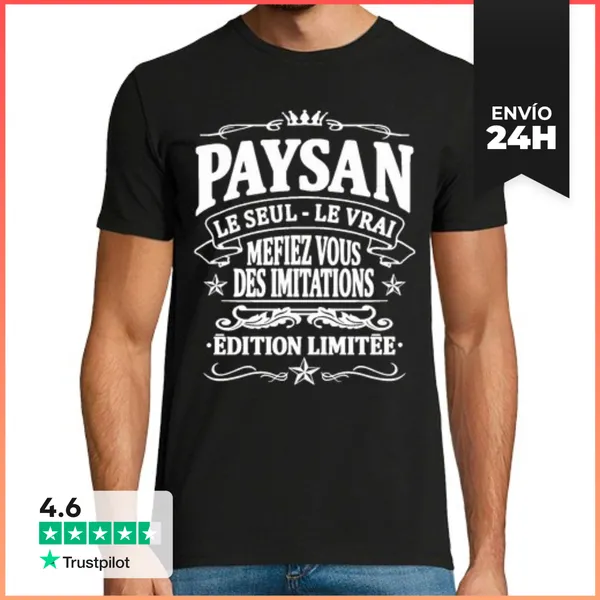 Camiseta Hombre Clásica Edición Limitada Campesina LaTostadora