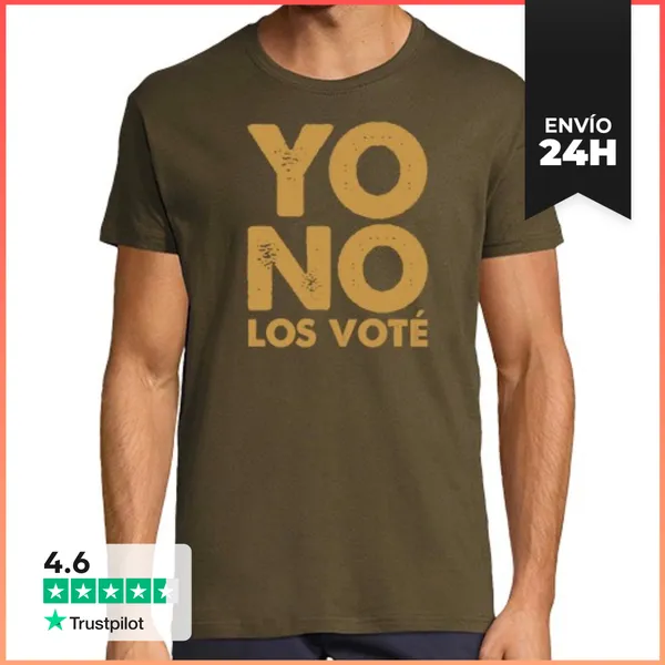 Camiseta Hombre Clásica Yo No Los Voté LaTostadora
