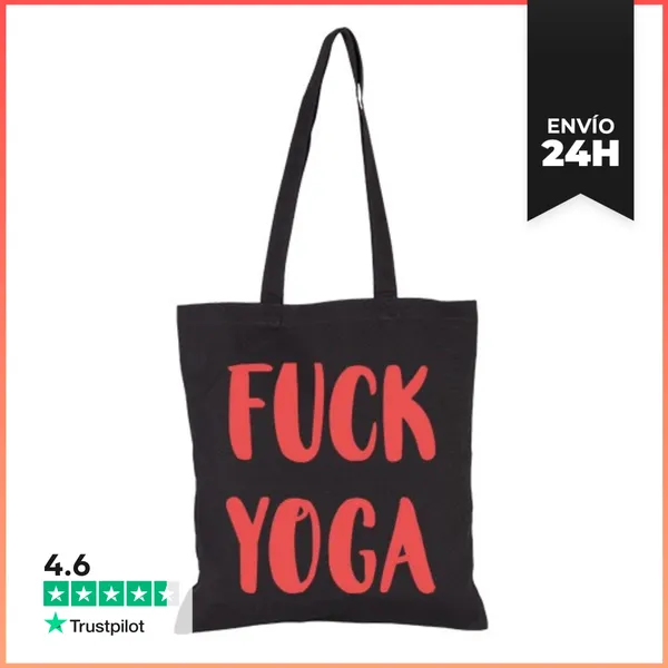 Bolsa De Tela Camiseta Fuck Yoga LaTostadora