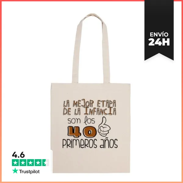 Bolsa De Tela 40 Años LaTostadora