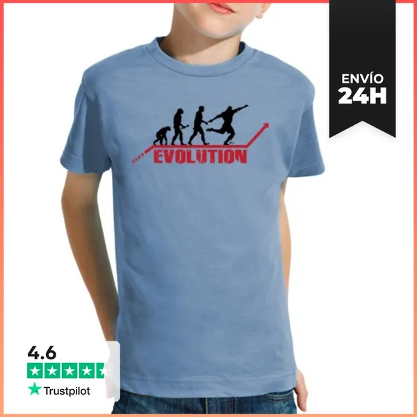 Camiseta Clásica Para Niños Evolution LaTostadora