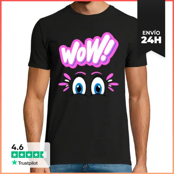 Camiseta Hombre Clásica Guau LaTostadora