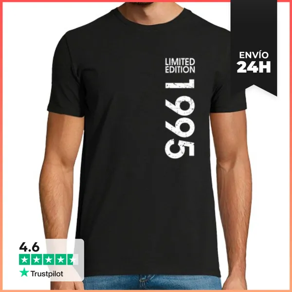 Camiseta Hombre Clásica 1995 Limited-Vertical 000020 LaTostadora