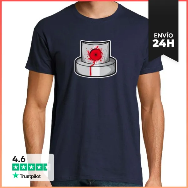 Camiseta Hombre Clásica Cap Gris LaTostadora