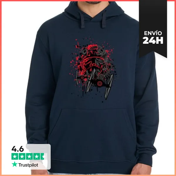 Sudadera Unisex Con Capucha Imperial Pilot LaTostadora