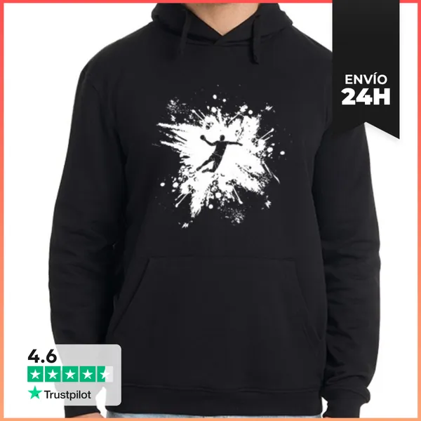 Sudadera Unisex Con Capucha Balonmano Jugador De Balonmano Regalo