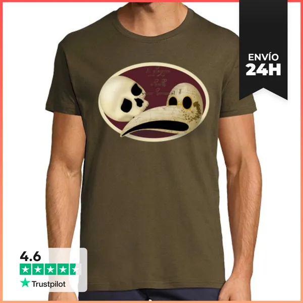 Camiseta Hombre Clásica Que La Plaga Caiga Sobre Vuestras Casas
