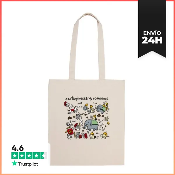 Bolsa De Tela Cartagineses Y Romanos LaTostadora