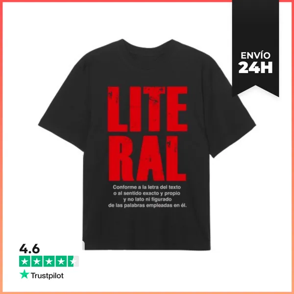 Camiseta Oversize LITERAL LaTostadora