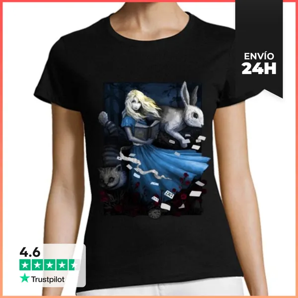 Camiseta Mujer Clásica Chica Aventura LaTostadora