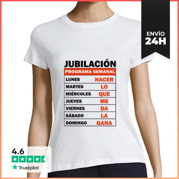Camiseta Mujer Clásica Estoy Jubilado Fiesta De Jubilación
