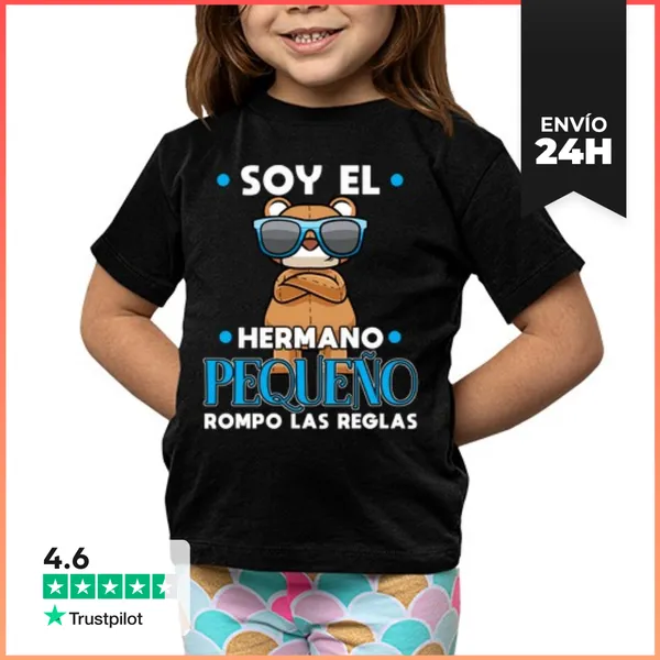 Camiseta Clásica Para Niños Hermano Pequeno LaTostadora