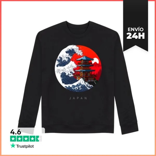 Sudadera Unisex Hombre, Sudadera, Negra LaTostadora