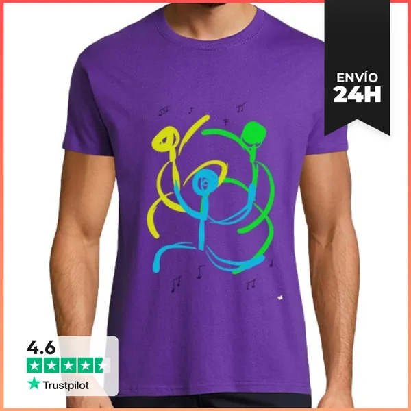 Camiseta Hombre Clásica Bailando LaTostadora